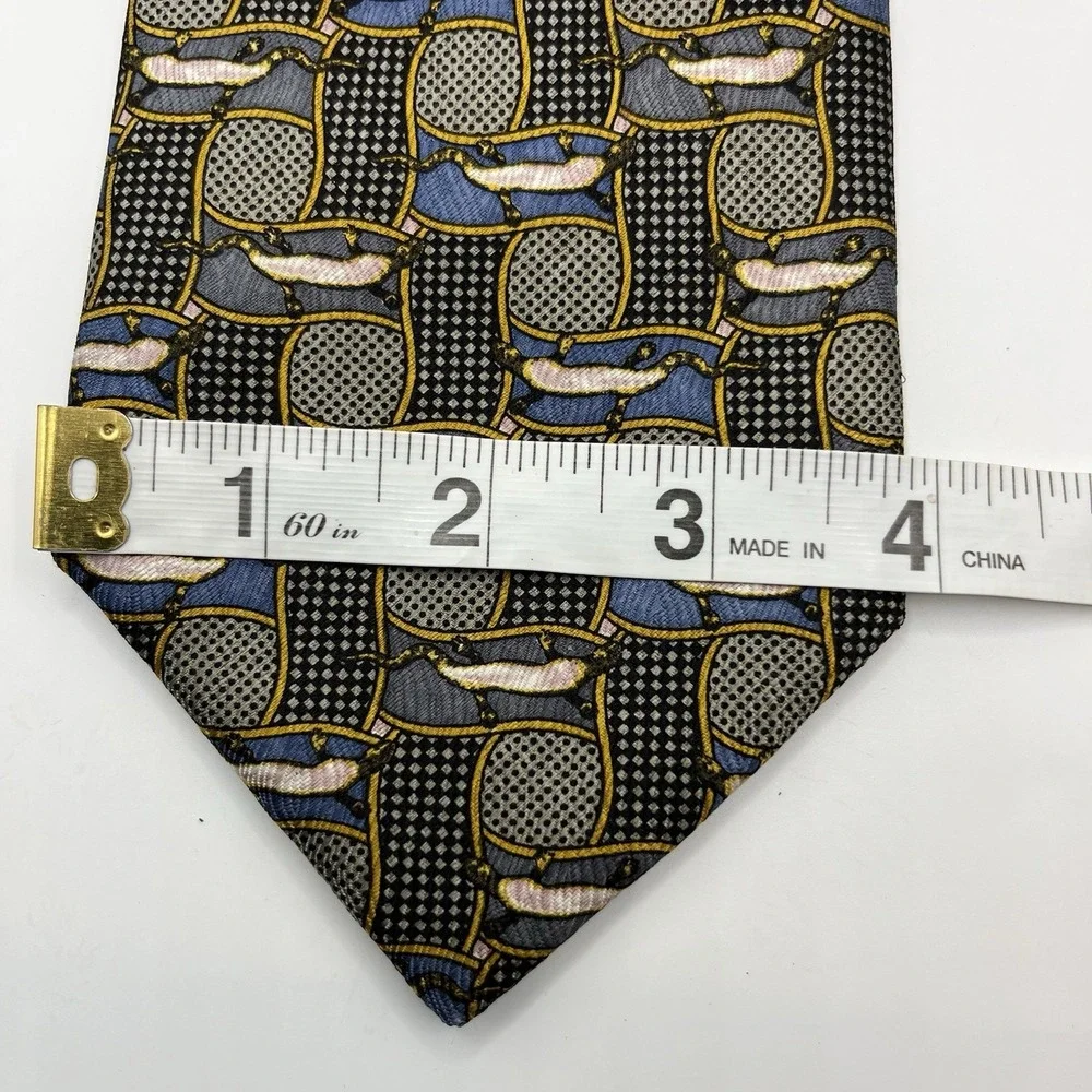 PIERANGELO MASCIADRU MEN'S TIE 100% SILK MADE IN ITALY‎